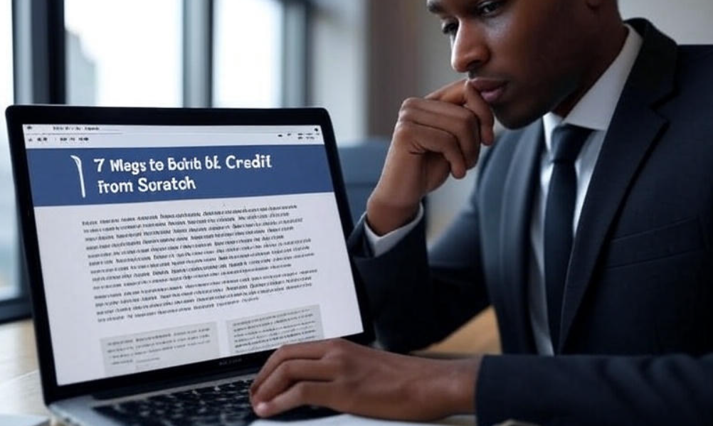 7 Ways to Build Credit from Scratch