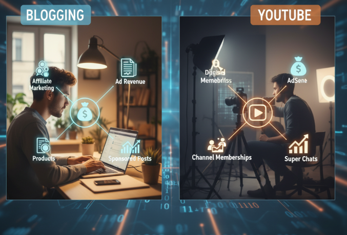 Blogging vs YouTube Which Earns More